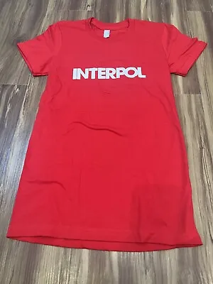 Buy INTERPOL Antics Concert Women’s Tour Shirt Size Women’s SMALL • 16.09£