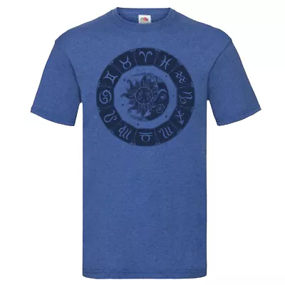 Buy Sun And Moon Zodiac T-Shirt Zodiac Circles Birthday Gift • 14.99£