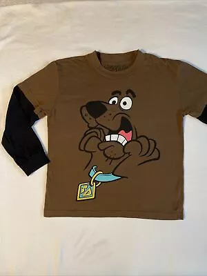 Buy Scooby-Doo Kids M T Shirt Hanna-Barbera Face Graphic LS Layered Look • 4.63£