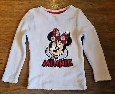 Buy Girls Fleece Minnie Mouse Pyjamas. 6-7 Years. Excellent Condition. • 2.50£
