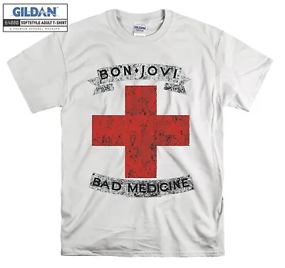 Buy Bon Jovi Bad Medicine Rock T-shirt Gift T Shirt Men Women Unisex Tshirt 6215 • 12.95£