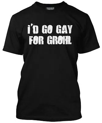 Buy NEW I'd Go Gay For Grohl Foo Fighters Album Dave Poster Mens T Shirt • 13.99£