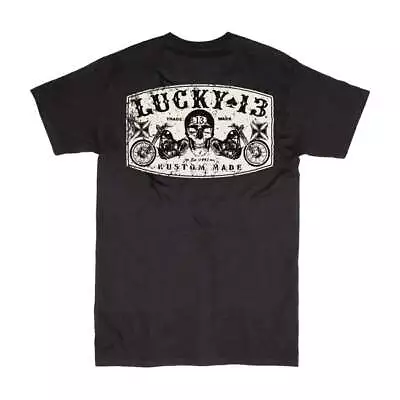 Buy Lucky 13 Dual Chopper T-Shirt Black • 30.99£
