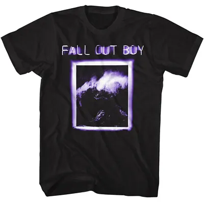 Buy Fall Out Boy Neon Purple Wave Window Men's T Shirt Rock Band Merch • 40.37£