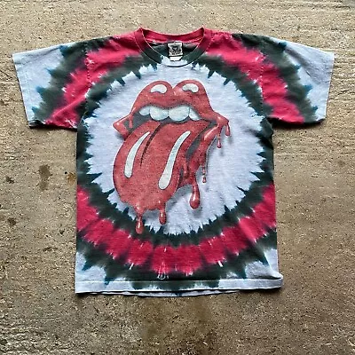 Buy Vintage The Rolling Stones - 'Voodoo Tie Dye' - 2004 - Tour Band T-Shirt • 39.99£