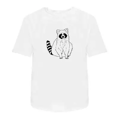 Buy 'Sitting Raccoon' Men's / Women's Cotton T-Shirts (TA035933) • 11.89£