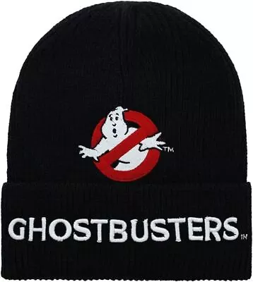 Buy Heroes Inc Ghostbusters Black Logo Beanie Hat • 10.99£