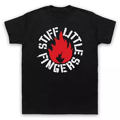 Buy Inflammable Unofficial Stiff Little Fingers Flame Logo Mens & Womens T-shirt • 17.99£