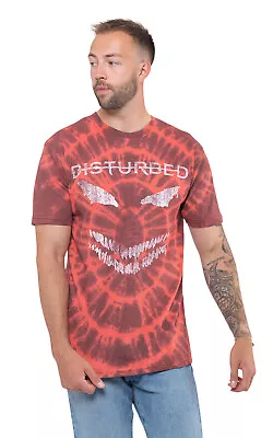 Buy Disturbed Scary Face Dip Dye T Shirt • 17.95£
