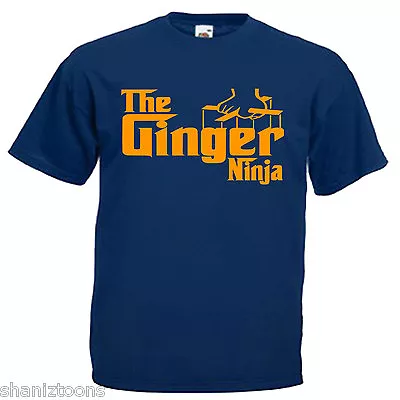 Buy Ginger Ninja Adults Mens T Shirt 12 Colours Size S - 3XL • 9.49£