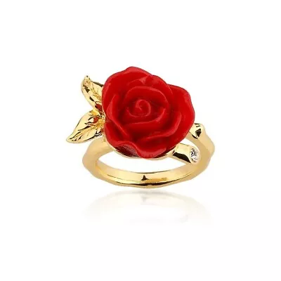 Buy Disney Couture Snow White The Rose Ring In Red, Size 7 New, Mint In Package! • 25.47£