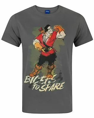 Buy Disney Beauty And The Beast Gaston Men's T-Shirt • 14.99£