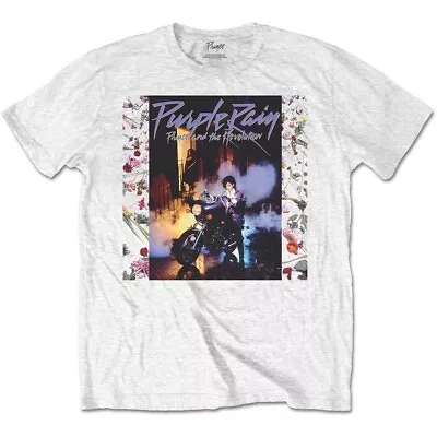 Buy White Prince Purple Rain Official Tee T-Shirt Mens Unisex • 15.99£