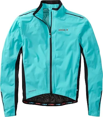 Buy Madison Road Race Premio Men's Waterproof Cycling Jacket, Biking, Blue Curaco. • 34.99£