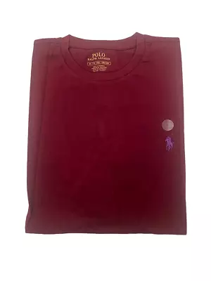 Buy Ralph Lauren Mens Long Sleeve 100% Cotton T Shirt Adult Custom Slim Fit Tee Top • 15.50£