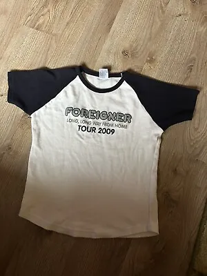 Buy FOREIGNER 2009 TOUR T-Shirt Size M Vintage 2009 Pre-owned • 5.67£