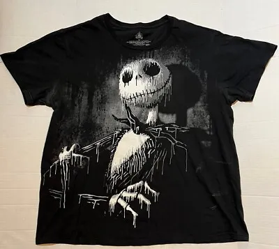Buy Disney Store A Nightmare Before Christmas T-Shirt Black Size XL Jack Skellington • 17.01£