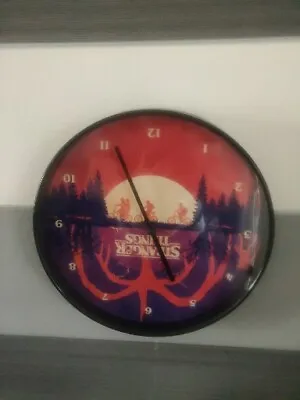 Buy Stranger Things Upside Down Clock Lovely Condition  • 10.99£