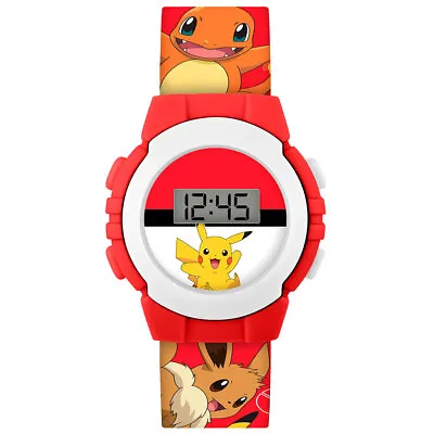 Buy Pokemon Kids Childrens Classic Digital Watch Pikachu Official Merch Easy To Read • 13.29£