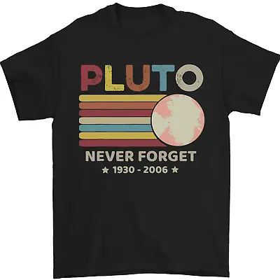 Buy Pluto Never Forget Space Astronomy Planet Mens T-Shirt 100% Cotton • 8.49£