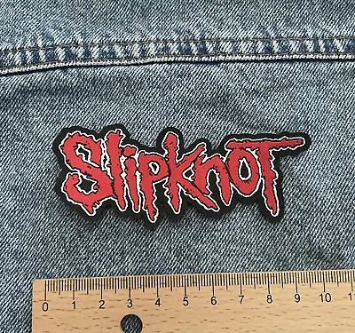 Buy Slipknot - Logo Aufnäher / Patch | Heavy Metal Sammlung Patches Battle Jacket • 9.22£