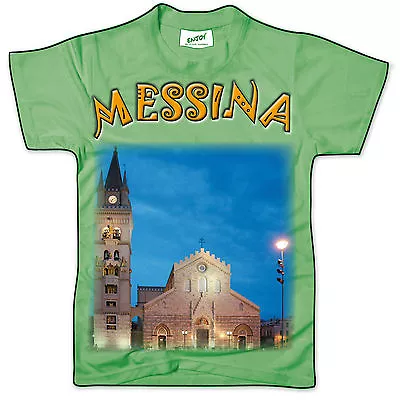 Buy Messina Duomo Night Sicilia Sicily Postcard T-shirt Shape Postcard • 2.54£