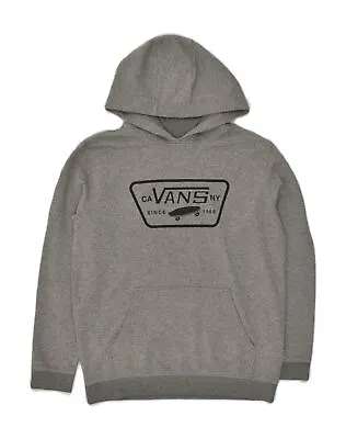 Buy VANS Womens Off The Wall Graphic Hoodie Jumper UK 18 XL Grey Cotton XO06 • 13.92£