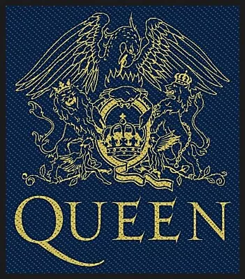 Buy Queen Crest  Sew-on Cloth Patch 100mm X 85mm  (rz) • 3.56£