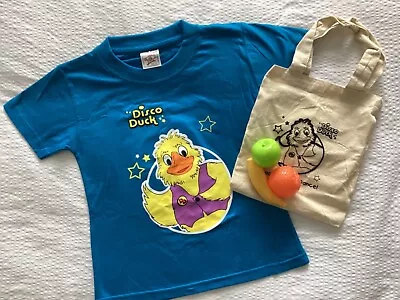 Buy Toddlers Disco Duck T Shirt Aged 3-4 Years And Carry Bag New • 5.99£