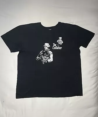 Buy Vintage The Codfather / Godfather Black Gildan T-shirt • 7.50£
