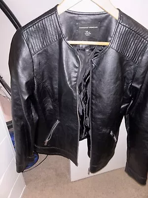 Buy Dorothy Perkins Womens/Ladies Faux Leather Biker Jacket Size 14 • 15£