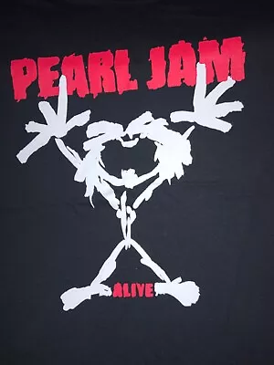Buy Pearl Jam New Black T-shirt Size X Large • 19.90£