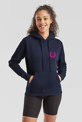 Buy Equestrian Personalised Embroidered Hoodie Horse Riding Horseshoe • 27.99£