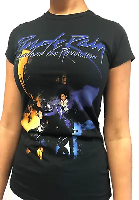 Buy Prince – Purple Rain Ladies Official T-Shirt Brand New Various Sizes • 15.99£