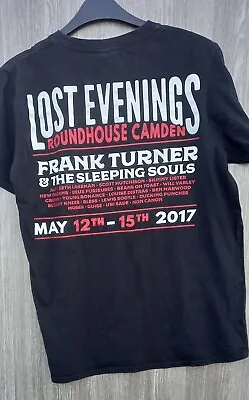 Buy Frank Turner T Shirt Rare First Lost Evenings Festival Camden 2017 Size Medium • 15.99£