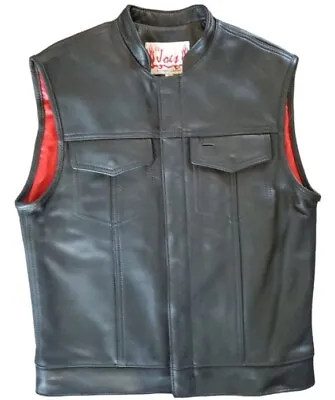 Buy Made By Lil Joes Leather , SOA Vest Size Small • 236.81£
