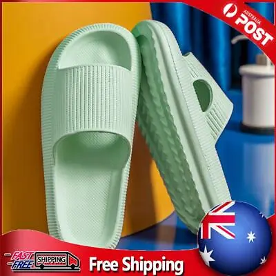 Buy Cool Slippers Anti-Slip Home Couples Slippers Elastic For Walking (Green 42-43) • 9.45£