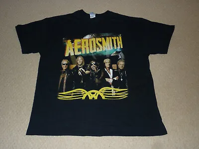 Buy Aerosmith 2014 Tour T-shirt Black Extra Large Xl Excellent++ Condition • 12.99£