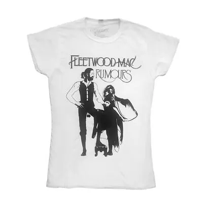 Buy Women's Fleetwood Mac Rumours White Fitted T-Shirt • 10£