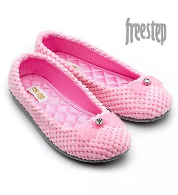 Buy Freestep Ladies New Comfort Foam Slip On Orthopaedic Womens Slippers UK Size 7 • 9.98£