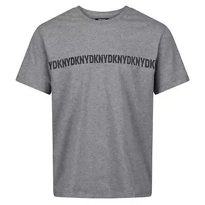 Buy DKNY Mens Short Sleeve T-shirt Nailers Printed Horizontal Branding Soft Cotton • 18.18£