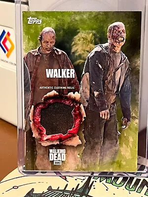 Buy Topps Walking Dead Relic Card Walker Clothing Swatch Mint New /25 • 17£