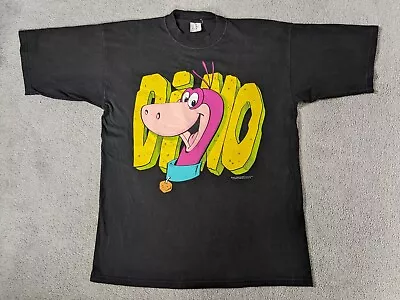 Buy Vintage 1993 Dino The Flintstones T-shirt - Size L Hanna-Barbera • 13£