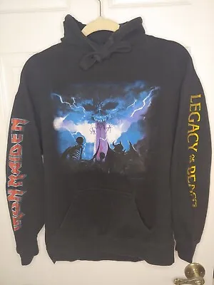 Buy Iron Maiden Legacy Of The Beast 2020 Tour Concert Pull Over Hoodie Men's Size M • 17.05£