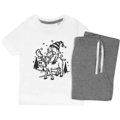 Buy 'Gonk Riding Reindeer' Kids Nightwear / Pyjama Set (KP036732) • 14.99£