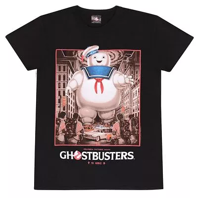 Buy Ghostbusters - Stay Puft Square Unisex Black T-Shirt Ex Ex Large - X - H777z • 12.46£