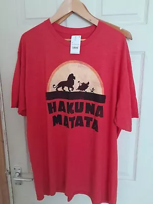 Buy Lion King Hakuna Matata Simba Timon+Pumba T-shirt Size 2 XL New With Tags  • 10.50£