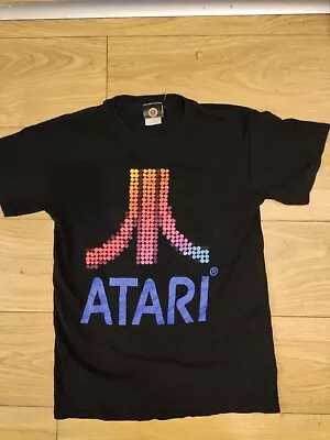 Buy Atari T-Shirt Size Small Black Cotton Vintage • 22.99£