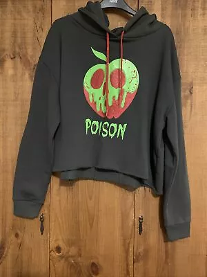 Buy Disney Store Snow White Poison Apple Hoodie Jumper Crop Hoody Size L Pull Over • 25£