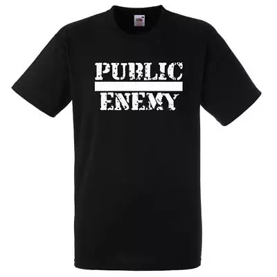 Buy Unisex Black Public Enemy Connor T2 Sci-Fi Movie Quote T-Shirt • 12.95£